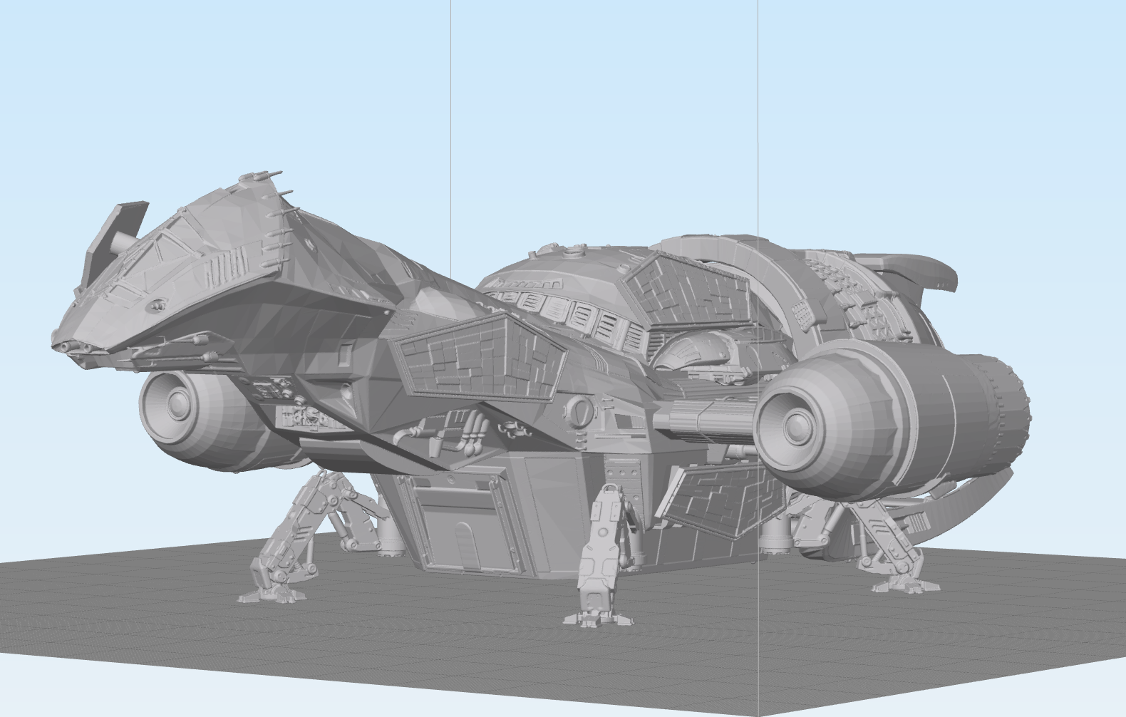 STL file Serenity, Firefly Class ship 🚢・3D printable model to download・Cults